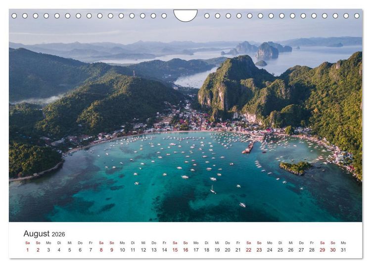 Produktbild: Philippinen - Eine Reise ins Paradies. (Wandkalender 2026 DIN A4 quer), CALVENDO Monatskalender