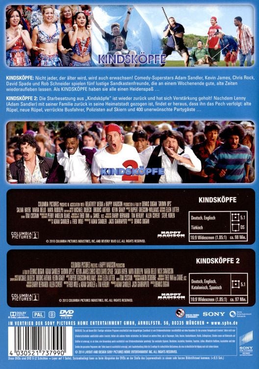 Produktbild: Kindsk&ouml;pfe/Kindsk&ouml;pfe 2 - Best of Hollywood/2 Movie Collector's Pack [2 DVDs]