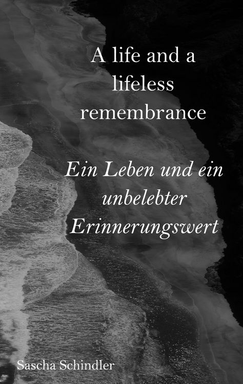 Produktbild: A life and a lifeless remembrance