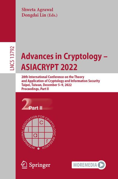 Produktbild: Advances in Cryptology &ndash; ASIACRYPT 2022