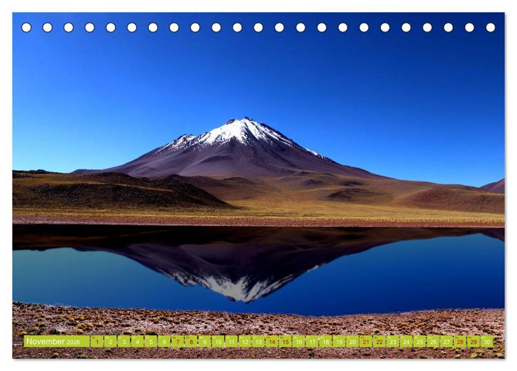 Produktbild: ATACAMA Wunder der Natur (Tischkalender 2026 DIN A5 quer), CALVENDO Monatskalender