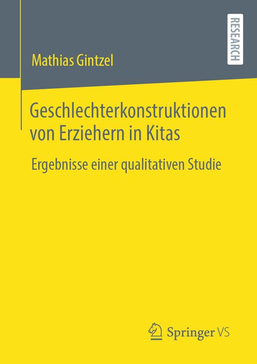 Produktbild: Geschlechterkonstruktionen von Erziehern in Kitas