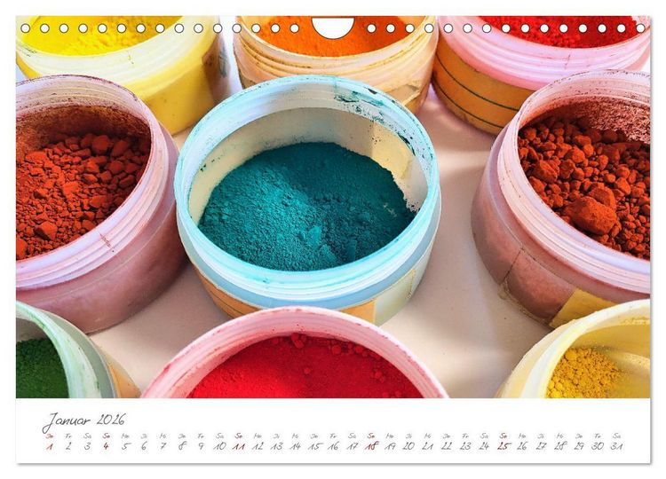 Produktbild: Atelierimpressionen - Des K&uuml;nstlers Handwerkzeug im Portrait (Wandkalender 2026 DIN A4 quer), CALVENDO Monatskalender