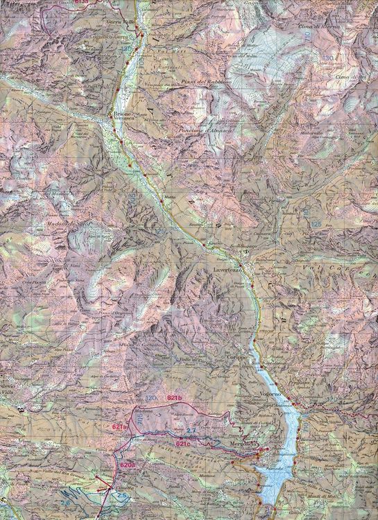 Produktbild: 276S Val Verzasca Schneesportkarte