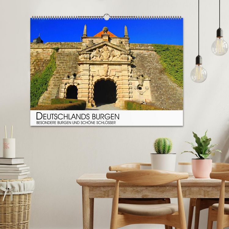 Produktbild: Deutschlands Burgen - besondere Burgen und sch&ouml;ne Schl&ouml;sser (Wandkalender 2026 DIN A2 quer), CALVENDO Monatskalender