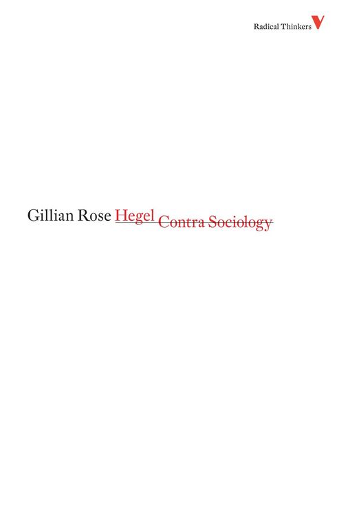 Produktbild: Hegel Contra Sociology