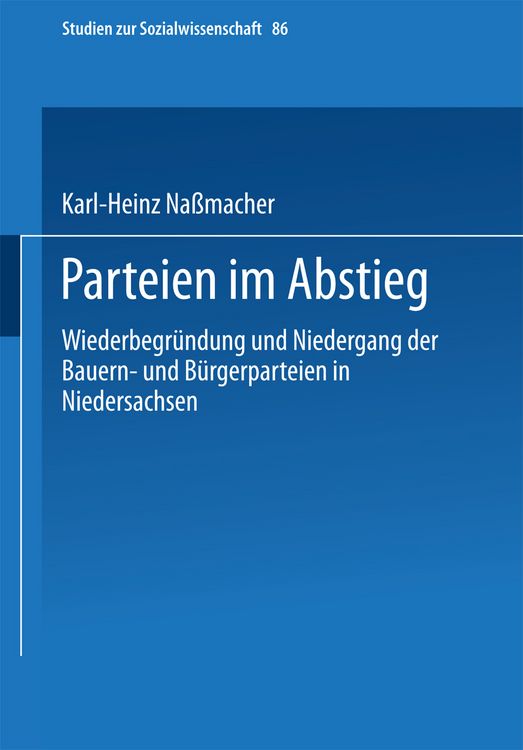 Produktbild: Parteien im Abstieg
