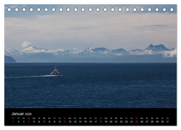 Produktbild: Norwegen - Faszination des Nordens (Tischkalender 2026 DIN A5 quer), CALVENDO Monatskalender
