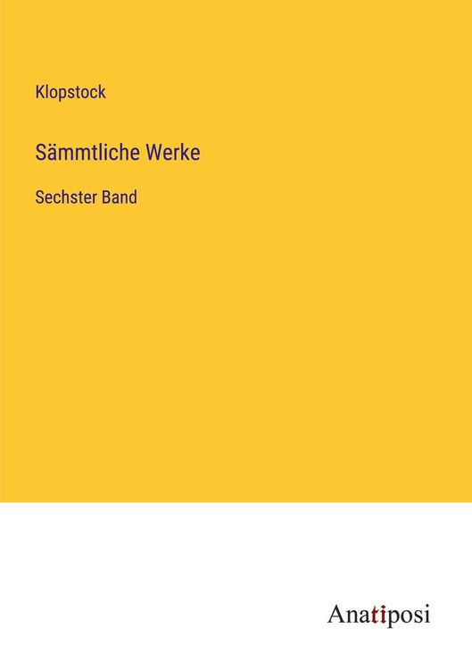 Produktbild: S&auml;mmtliche Werke