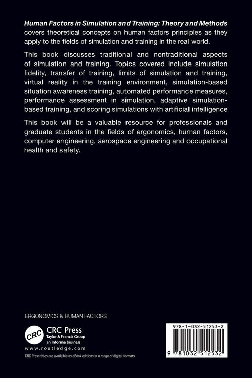 Produktbild: Human Factors in Simulation and Training