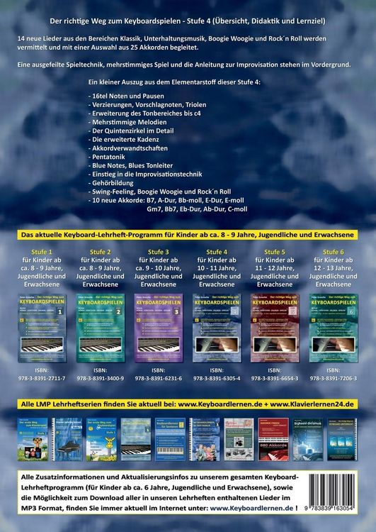 Produktbild: Der richtige Weg zum Keyboardspielen (Stufe 4)