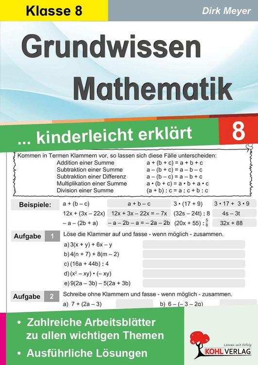Produktbild: Grundwissen Mathematik / Klasse 8