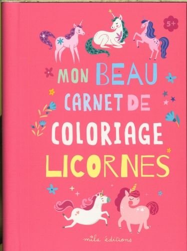 Produktbild: Mon beau carnet de coloriage : licornes