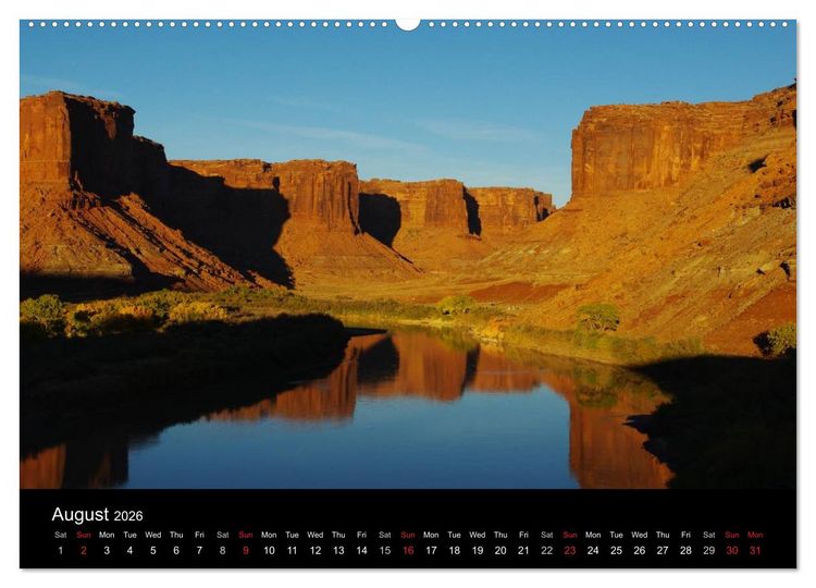 Produktbild: Spectacular Utah / UK-Version (High Quality Premium Wall Calendar 2026 DIN A2 landscape),CALVENDO 12 Month Wall Calendar