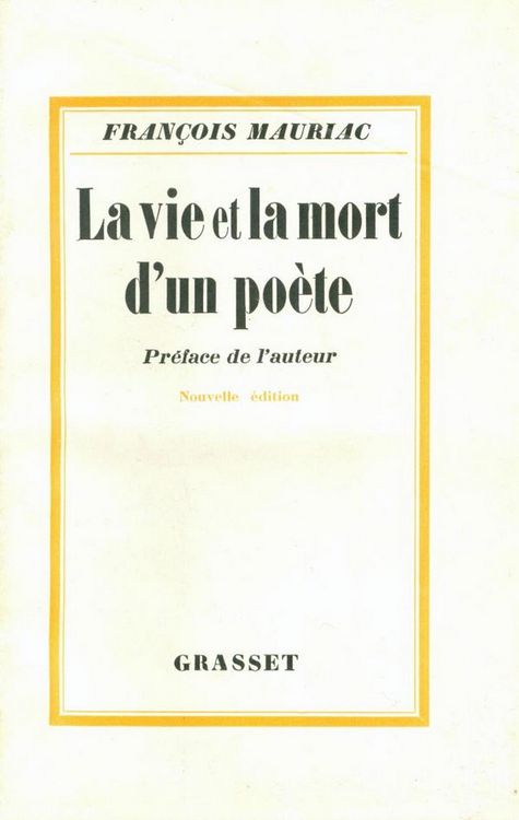 Produktbild: La vie et la mort d'un po&egrave;te