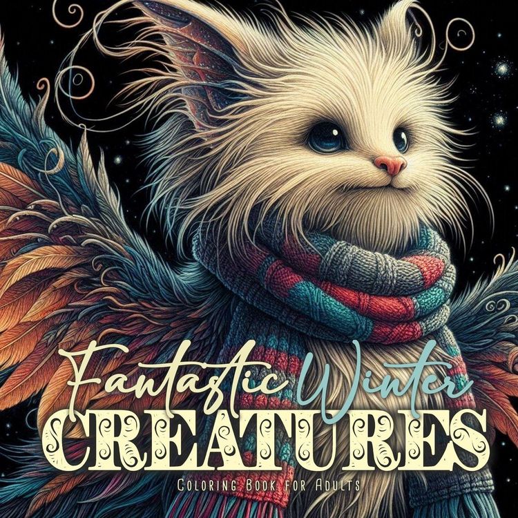 Produktbild: Fantastic Winter Creatures Coloring Book for Adults