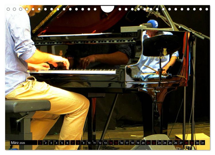 Produktbild: Jazz pur (Wandkalender 2026 DIN A4 quer), CALVENDO Monatskalender