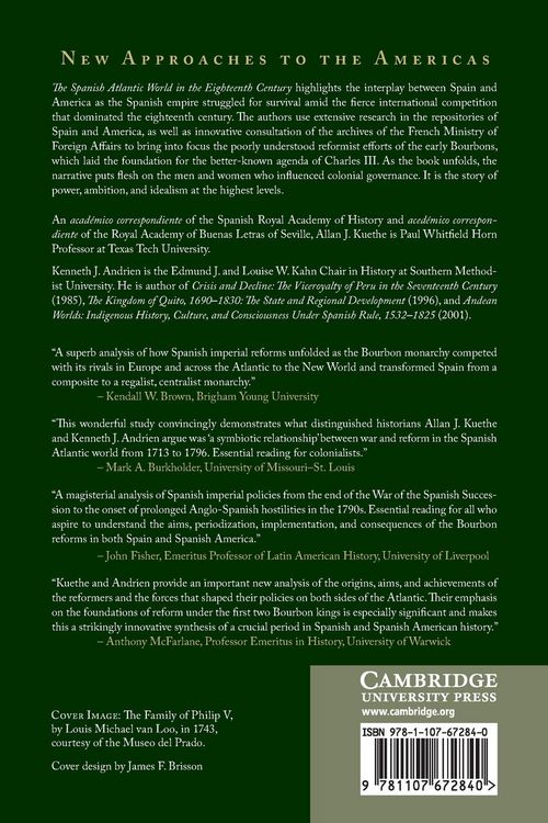Produktbild: The Spanish Atlantic World in the Eighteenth Century