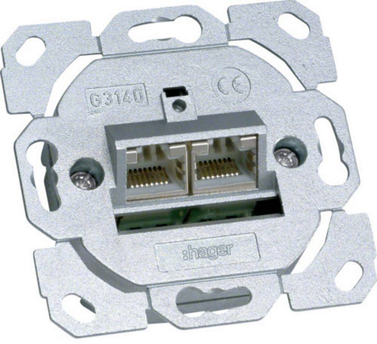 Produktbild: Tehalit Datendose Cat.a G 3140