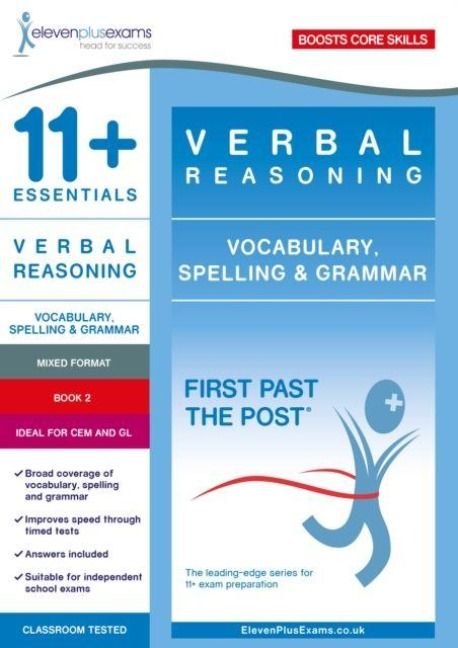 Produktbild: 11+ Essentials Verbal Reasoning: Vocabulary, Spelling & Grammar Book 2