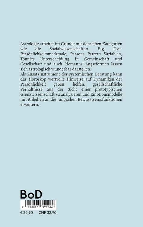 Produktbild: Einf&uuml;hrung in die sozialwissenschaftlichen Grundlagen der Astrologie, Band I