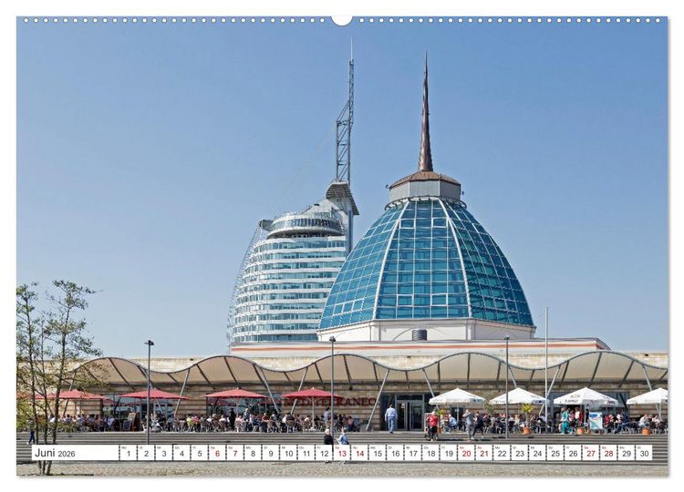 Produktbild: Ansichten von Bremen und Bremerhaven (Wandkalender 2026 DIN A2 quer), CALVENDO Monatskalender