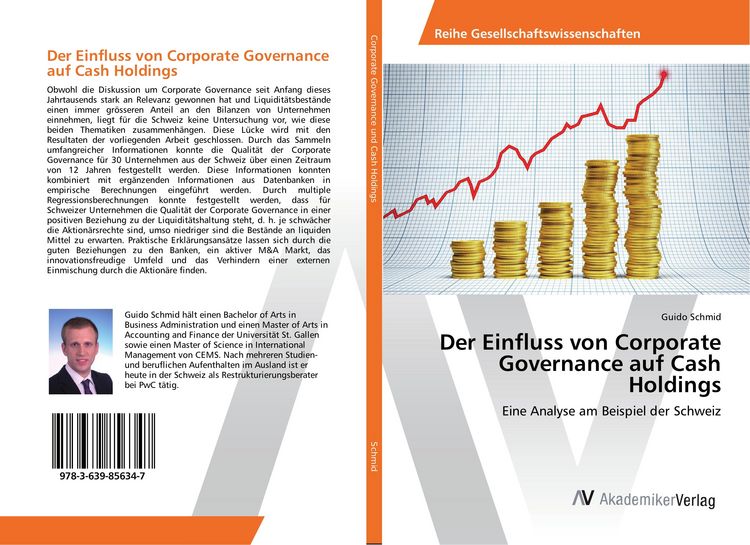 Produktbild: Der Einfluss von Corporate Governance auf Cash Holdings