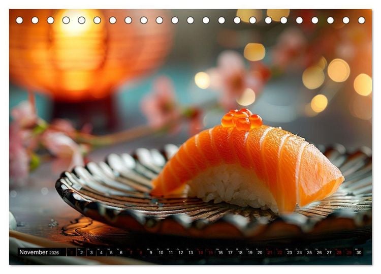 Produktbild: Sushi Zauber (Tischkalender 2026 DIN A5 quer), CALVENDO Monatskalender