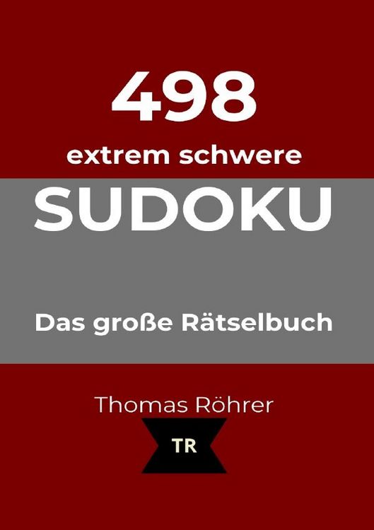Produktbild: 498er Sudoku / 498er Sudoku extrem schwer, DIN A5