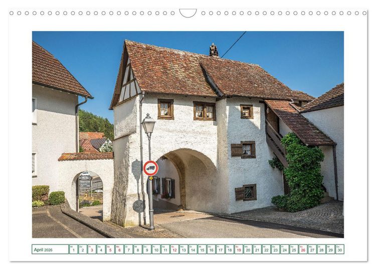 Produktbild: Tengen und Blumenfeld - Kleinstadtperlen des Hegaus (Wandkalender 2026 DIN A3 quer), CALVENDO Monatskalender