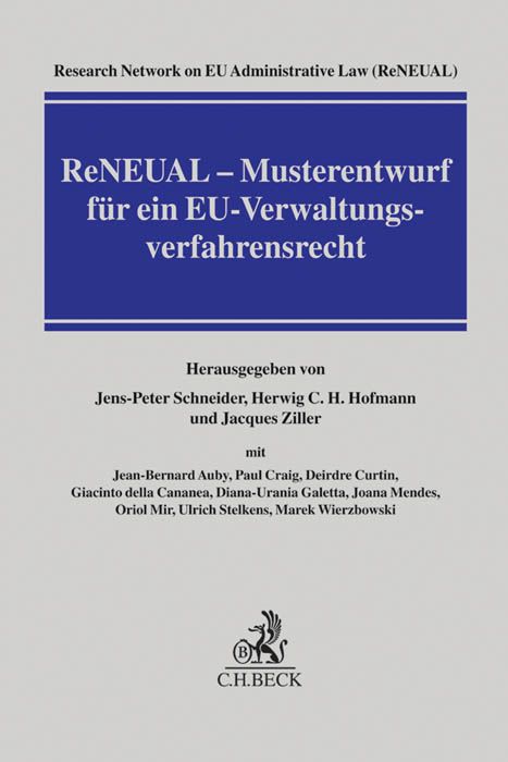 Produktbild: ReNEUAL - Musterentwurf f&uuml;r ein EU-Verwaltungsverfahrensrecht