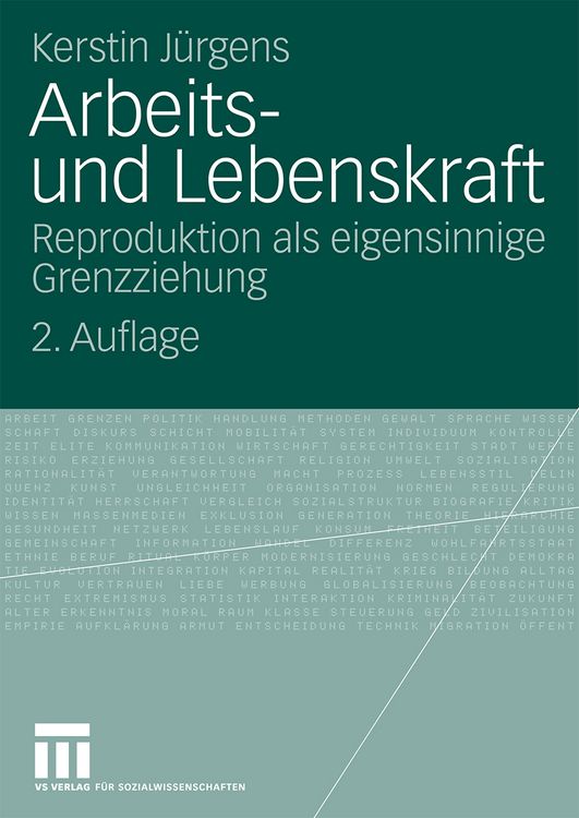 Produktbild: Arbeits- und Lebenskraft