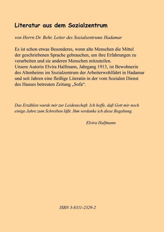 Produktbild: Halfmanns Erz&auml;hlungen