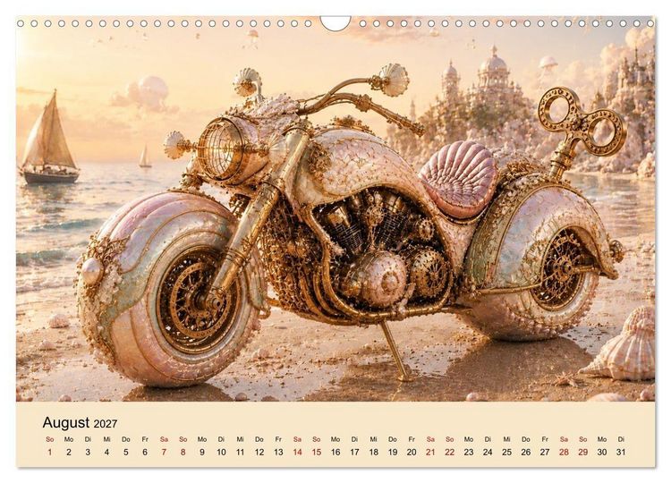 Produktbild: STEAMPUNK Motorcycles (Wandkalender 2027 DIN A3 quer), CALVENDO Monatskalender