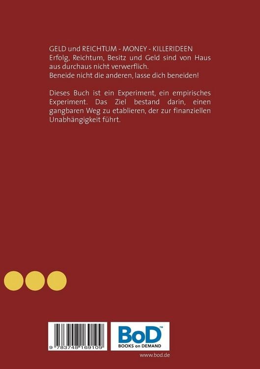 Produktbild: Geld und Reichtum - Money-Killerideen!
