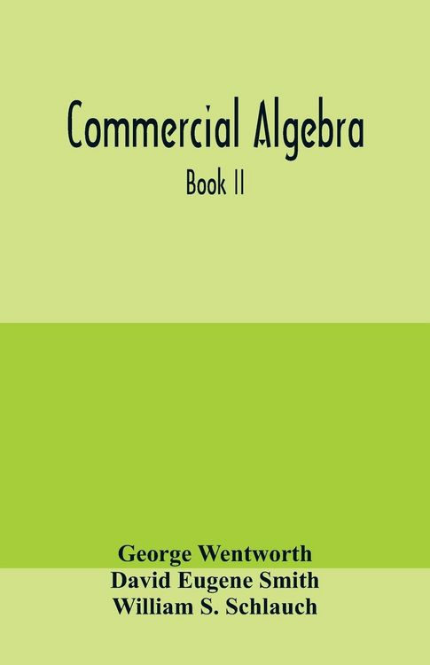Produktbild: Commercial algebra