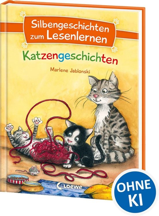 Produktbild: Silbengeschichten zum Lesenlernen - Katzengeschichten