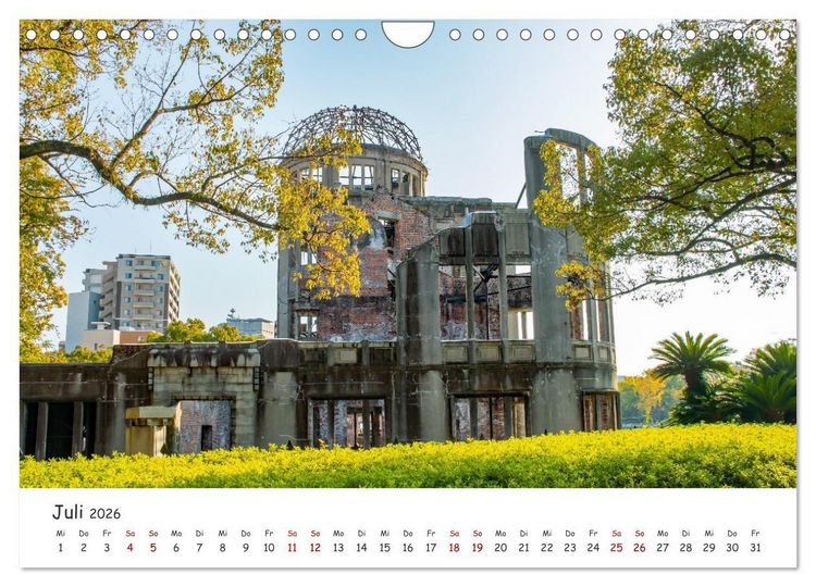Produktbild: Unterwegs in Japan (Wandkalender 2026 DIN A4 quer), CALVENDO Monatskalender