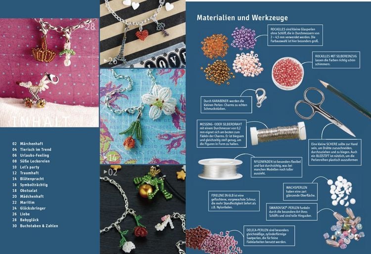 Produktbild: Zauberhafte Perlen-Charms (kreativ.kompakt)