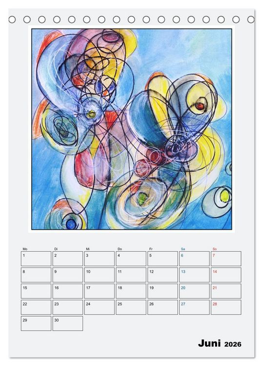 Produktbild: New Art Deco (Tischkalender 2026 DIN A5 hoch), CALVENDO Monatskalender