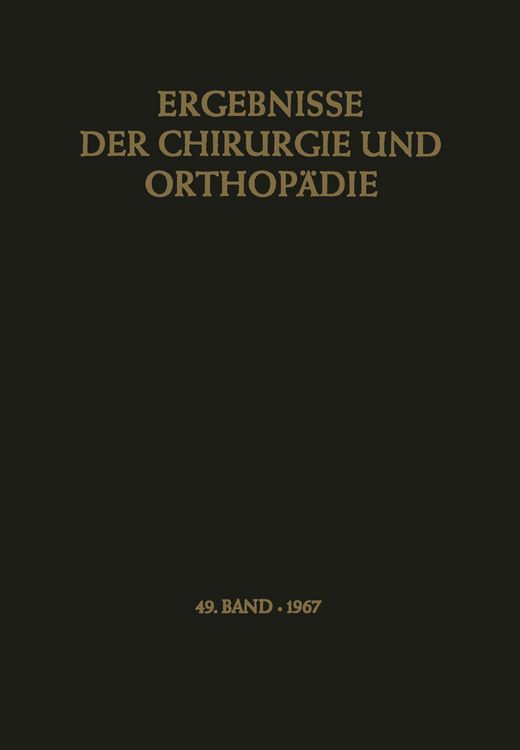 Produktbild: Ergebnisse der Chirurgie und Orthop&auml;die