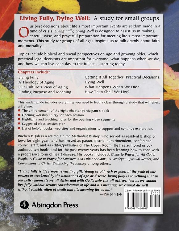 Produktbild: Living Fully, Dying Well Leader's Guide