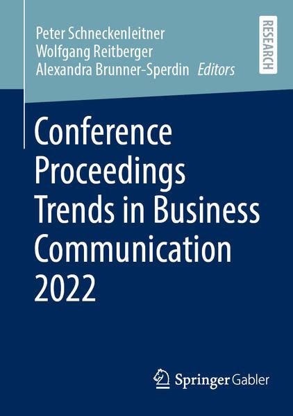 Produktbild: Conference Proceedings Trends in Business Communication 2022