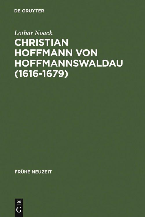 Produktbild: Christian Hoffmann von Hoffmannswaldau (1616-1679)