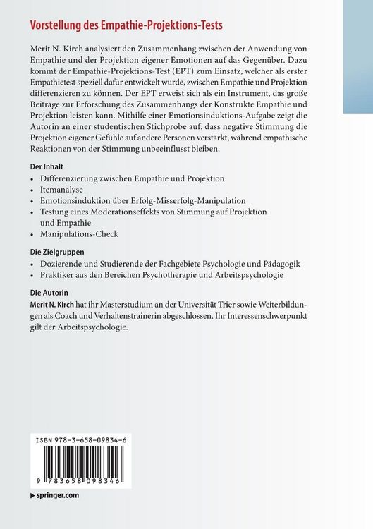 Produktbild: Vorstellung des Empathie-Projektions-Tests