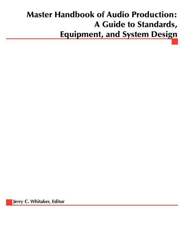 Produktbild: Master Handbook of Audio Production