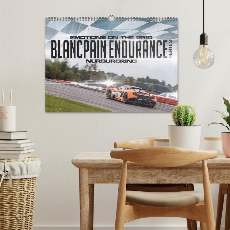 Produktbild: EMOTIONS ON THE GRID - Blancpain Endurance Series N&uuml;rburgring (Wandkalender 2026 DIN A3 quer), CALVENDO Monatskalender