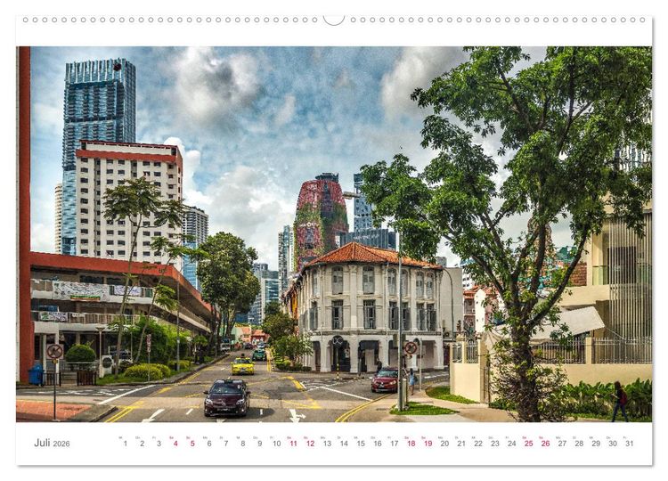 Produktbild: Singapur, Metropole in Asien (Wandkalender 2026 DIN A2 quer), CALVENDO Monatskalender
