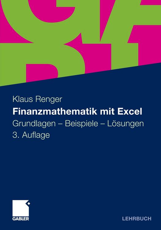 Produktbild: Finanzmathematik mit Excel