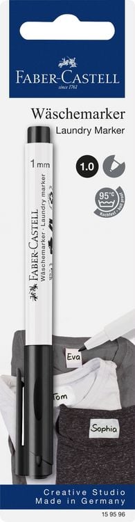 Produktbild: Faber-Castell W&auml;schemarker schwarz